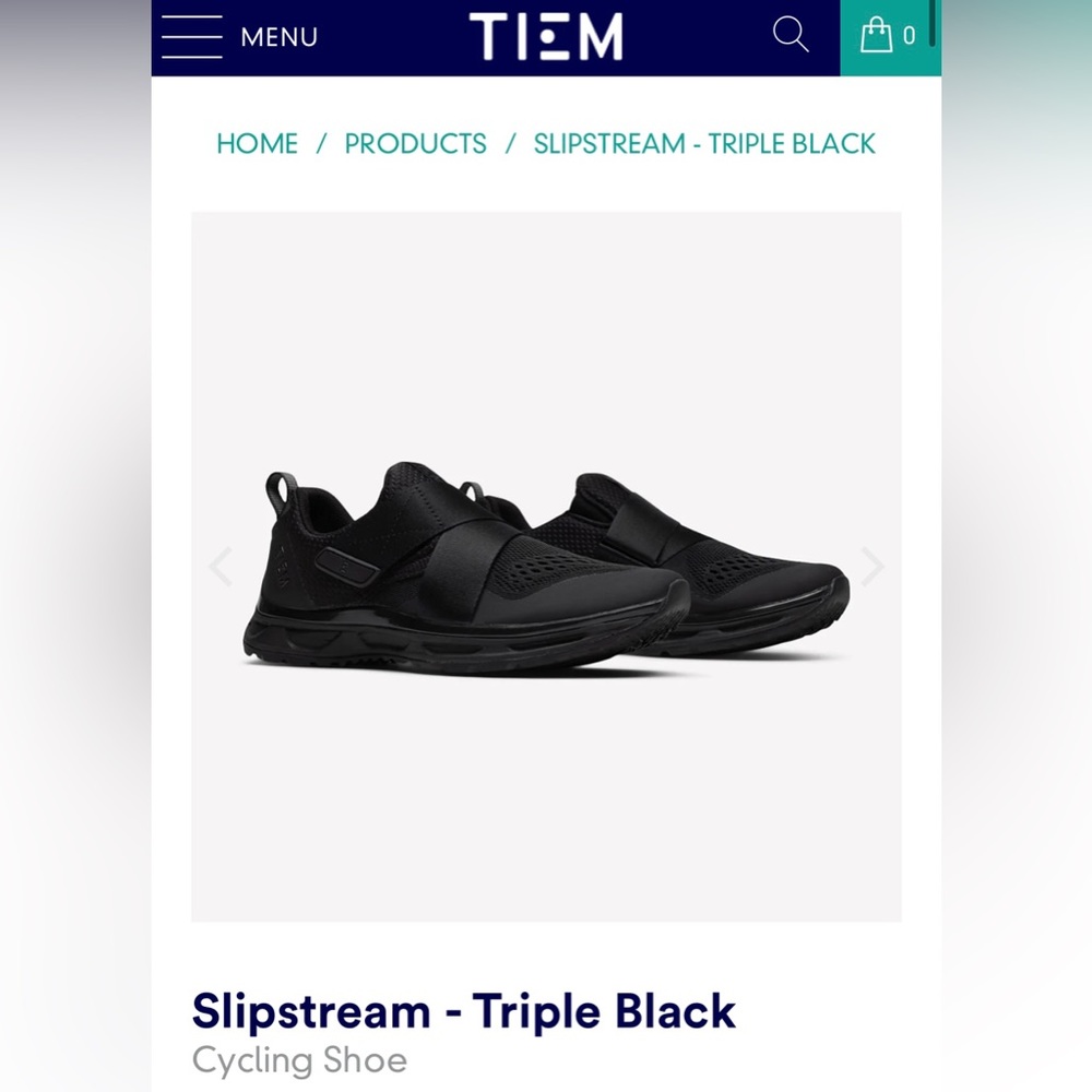 Black Tiem Slipstream Spin Shoes